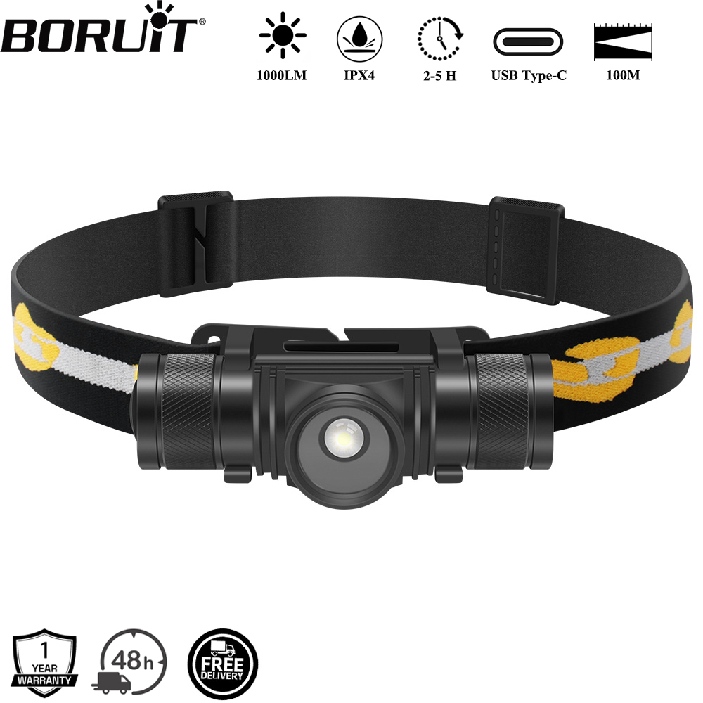 Lolin D32 - BORUiT D20 Zoom LED-koplamp 1000LM Krachtige