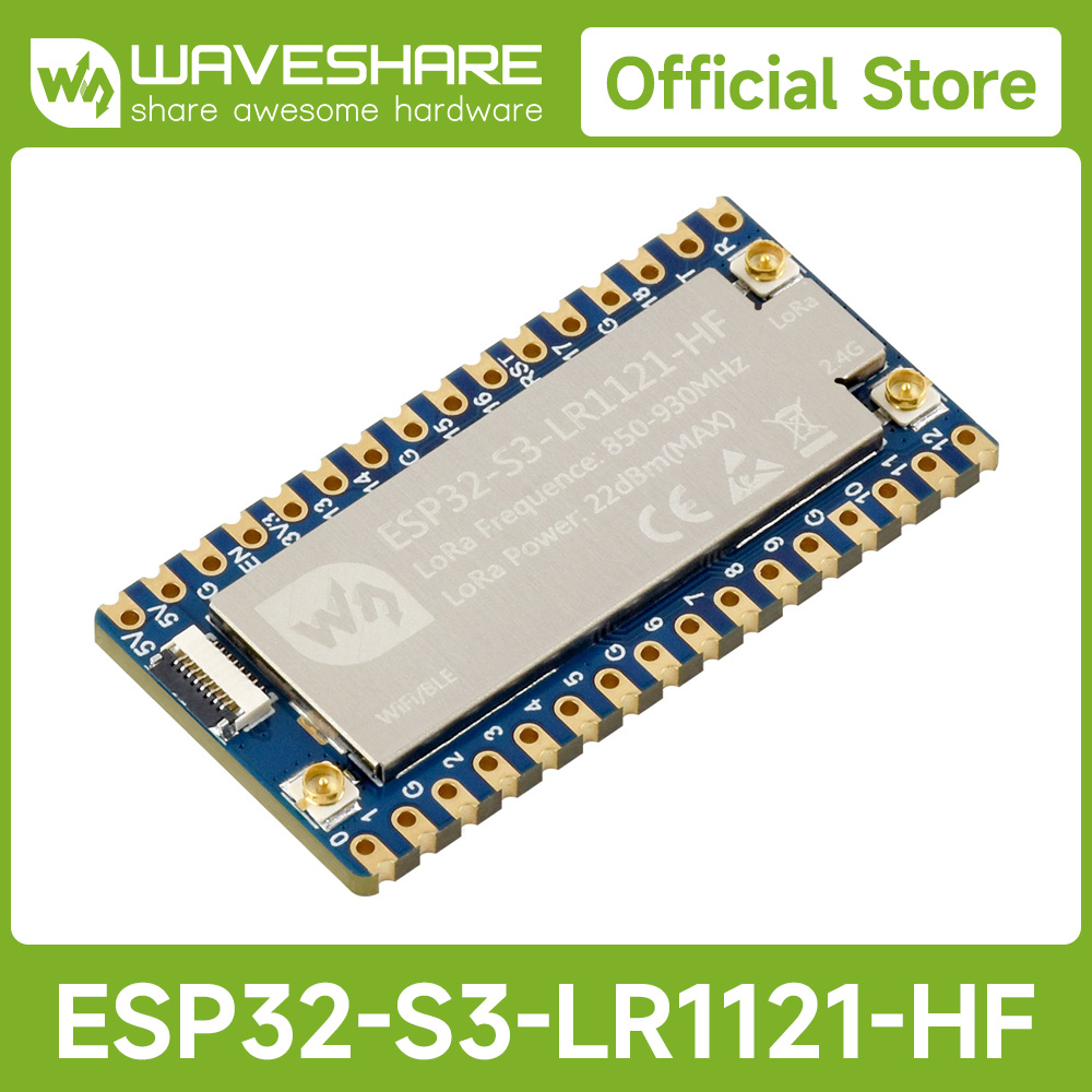 Waveshare Esp32 - Waveshare ESP32-S3 LoRa ontwikkelbord, integreert LR1121