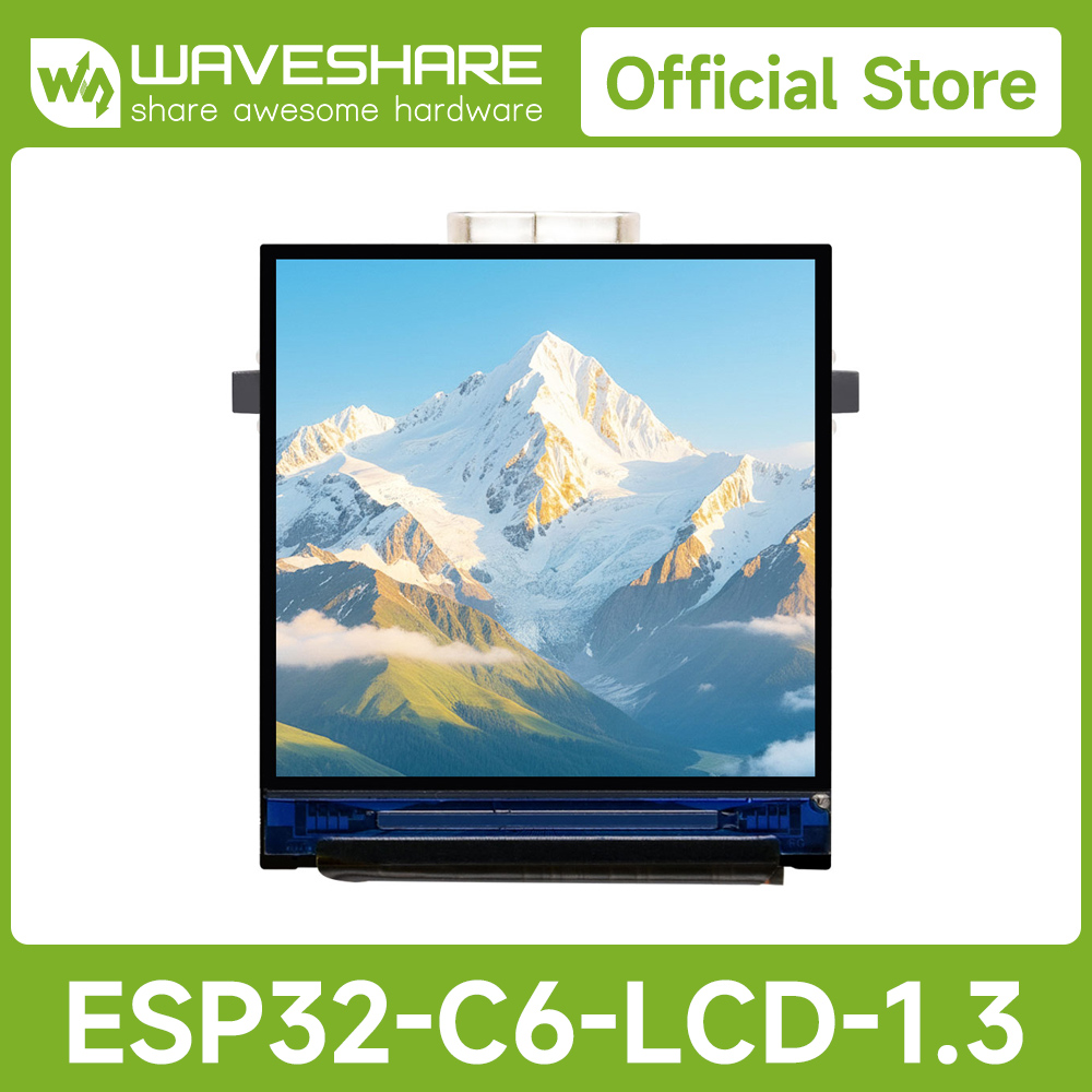 Waveshare Esp32 - Waveshare ESP32-C6 1,3-inch LCD-display ontwikkelbord met