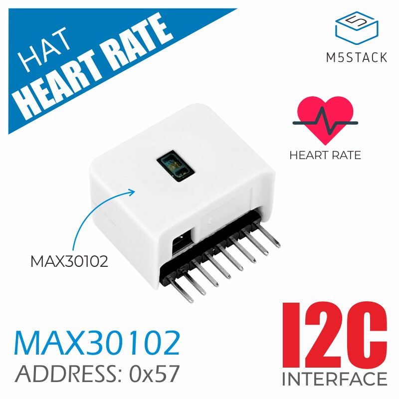 M5Stickc - Officiële M5StickC hartslag- en zuurstofsensor MAX30102