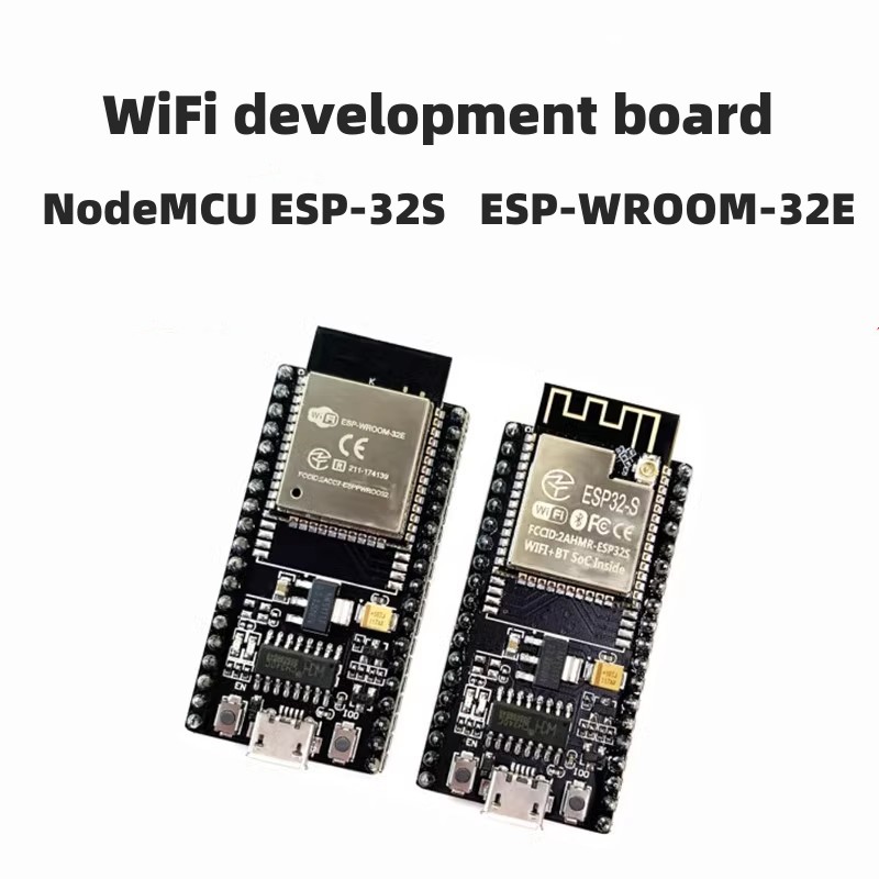 Nodemcu 32S - NodeMCU ESP-32S WiFi-ontwikkelbord ESP-WROOM-32E seriële Bluetooth-module