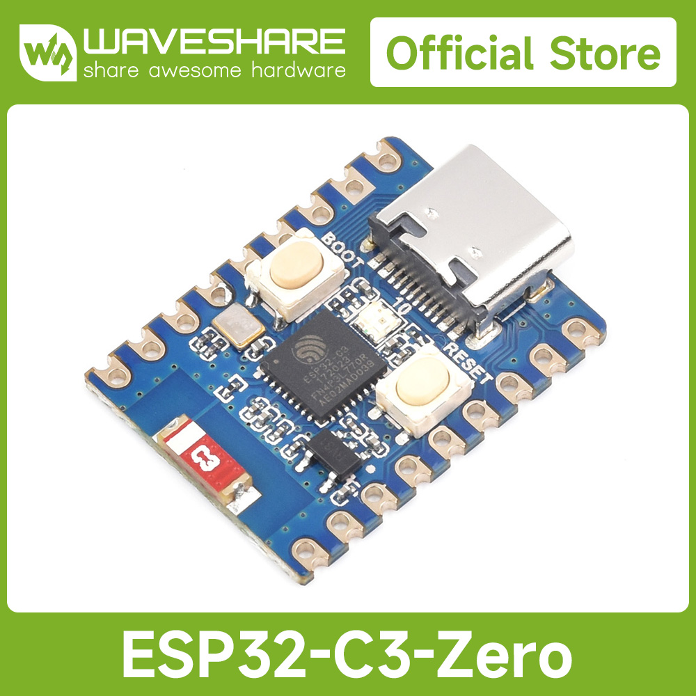 Waveshare Esp32 - Waveshare ESP32-C3 Zero Mini-ontwikkelbord, gebaseerd op
