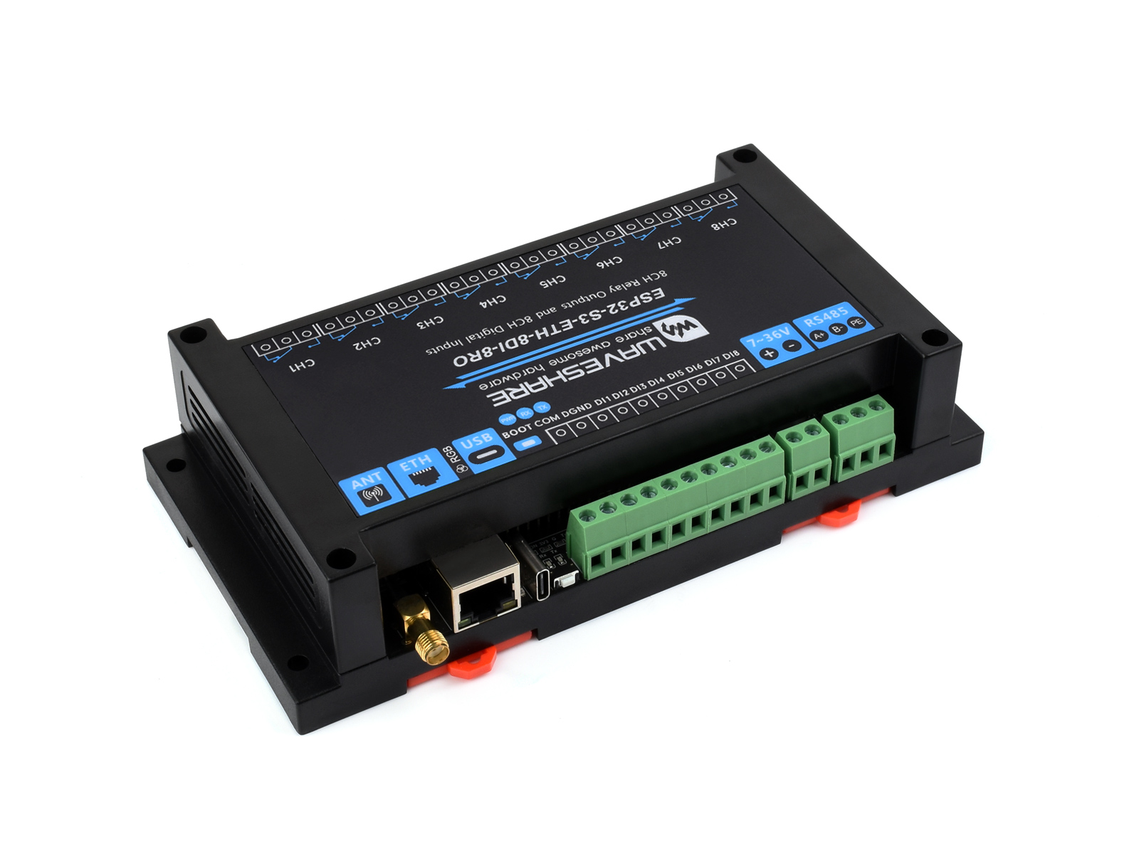Waveshare industriële 8-kanaal - Waveshare Esp32 recensie en prijs