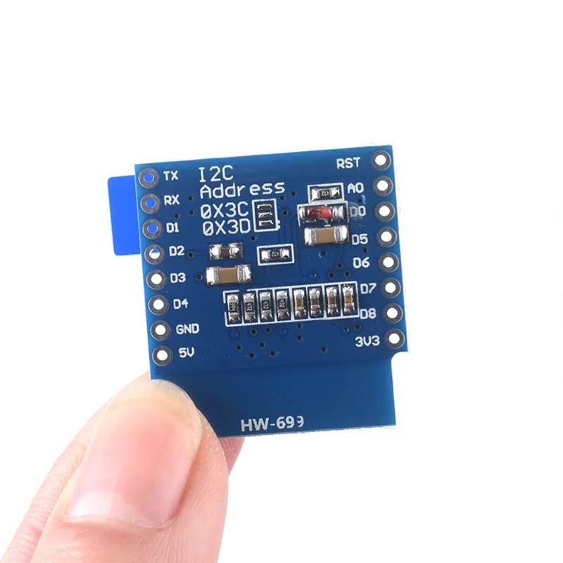 0,66 inch OLED-displaymodule v - Wemos D1 Mini recensie en prijs