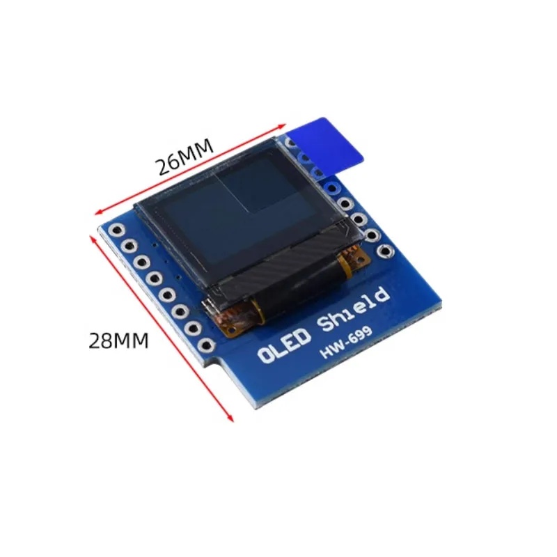 0,66 inch OLED-displaymodule v - Wemos D1 Mini recensie en prijs