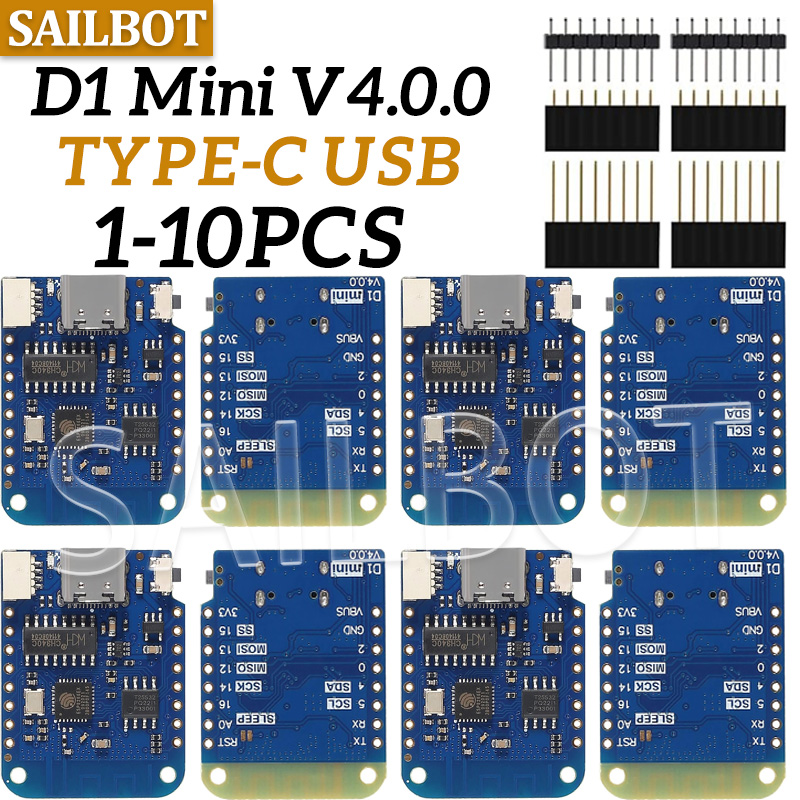 1-10PCS WeMos D1 Mini ESP8266  - Wemos D1 Mini recensie en prijs