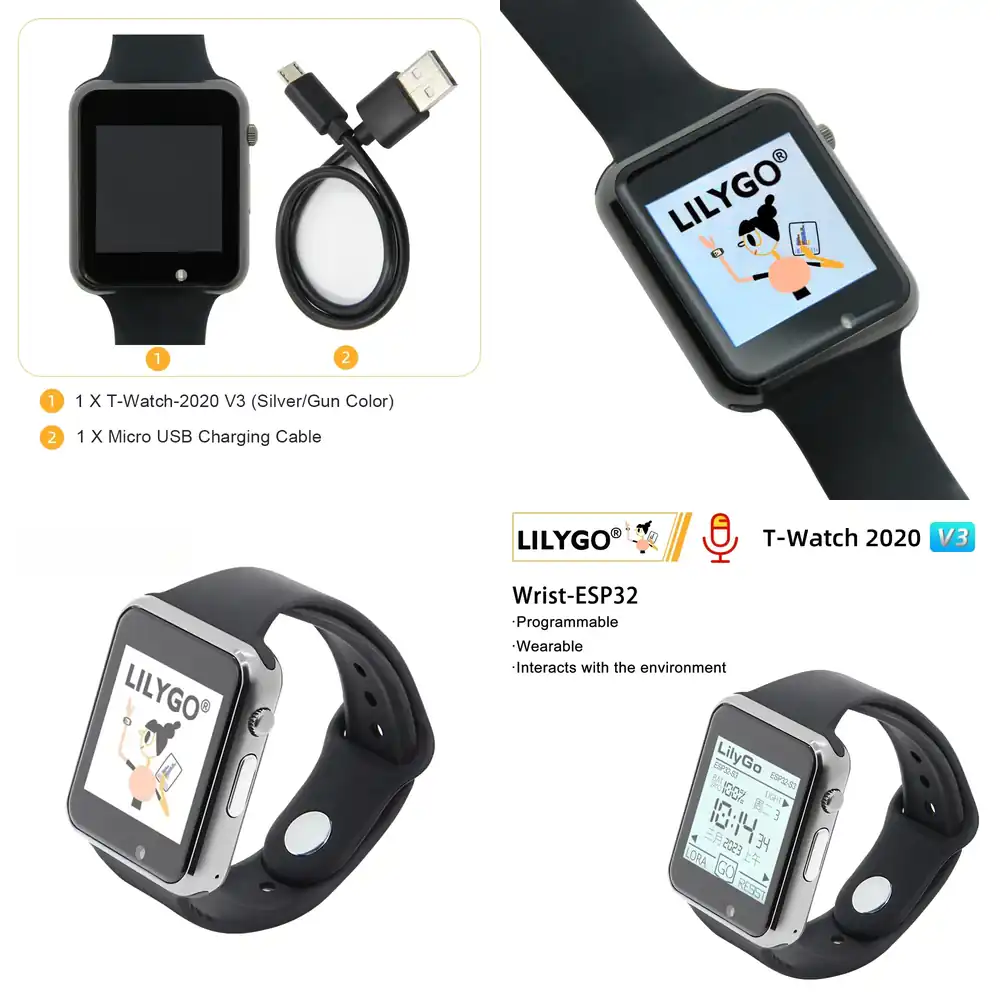 LILYGO TTGO T-Watch 2020 V3 47 - Ttgo T Watch recensie en prijs