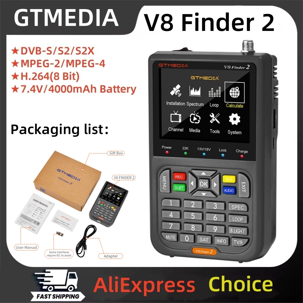 GTMEDIA V8 Finder 2 DVB-S/S2/S - Devkitc recensie en prijs