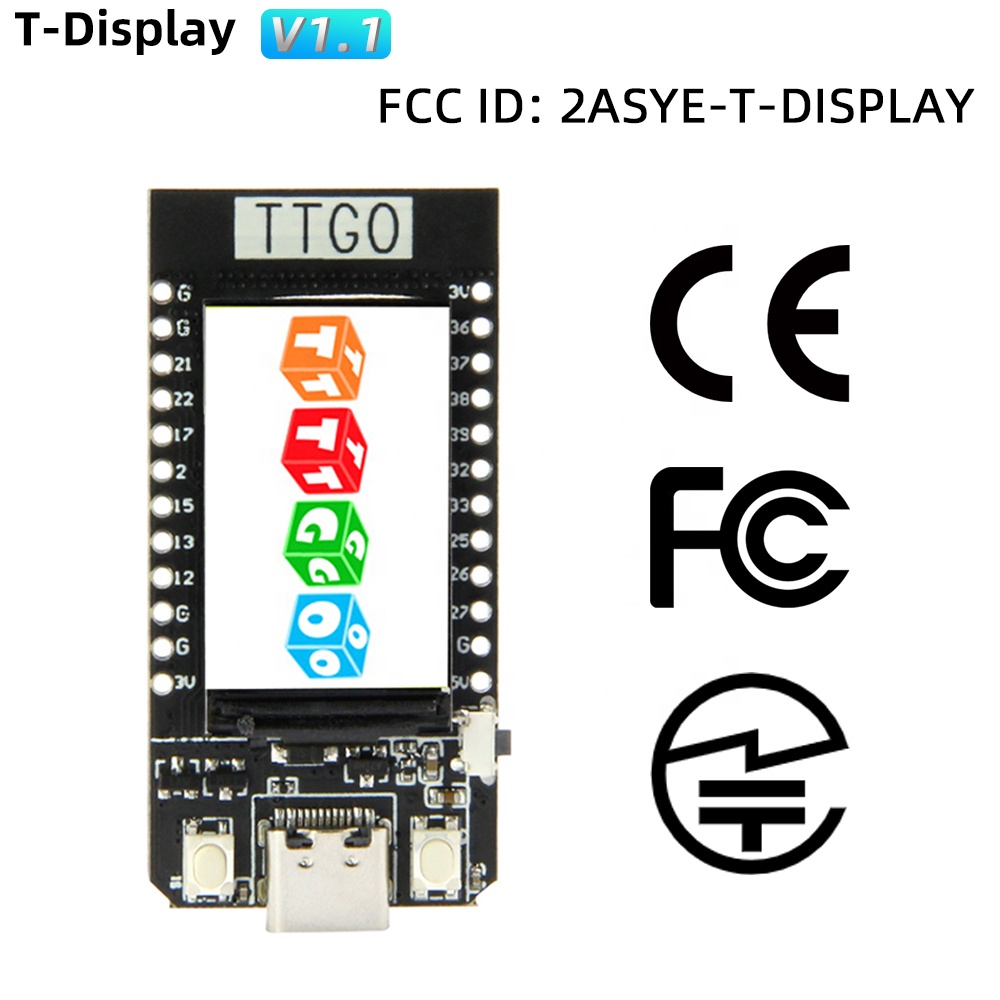 TTGO T-Display ESP32 1,14 '' L - Ttgo Tdisplay recensie en prijs