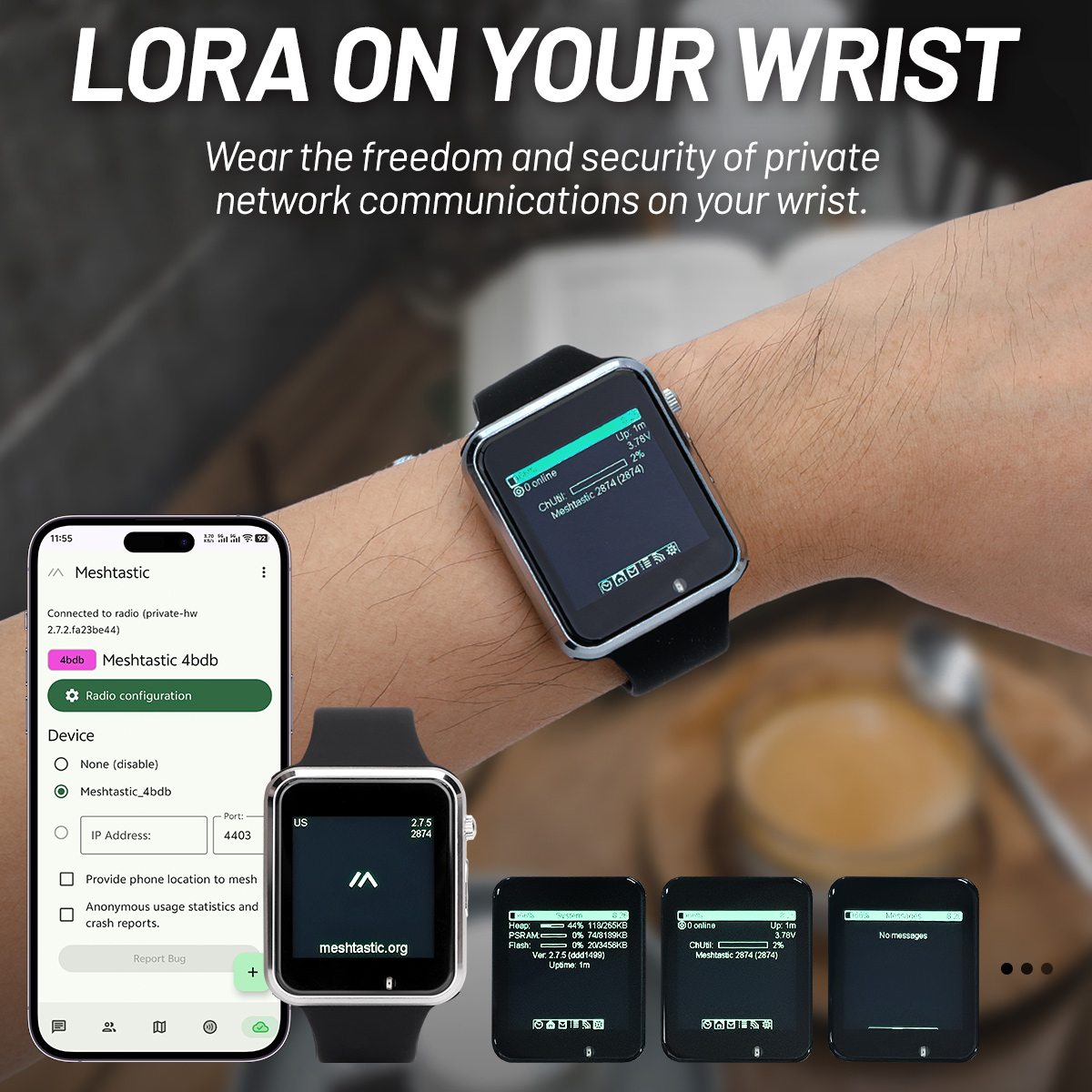 LILYGO T Watch S3 Lora Meshtas - Ttgo T Watch recensie en prijs