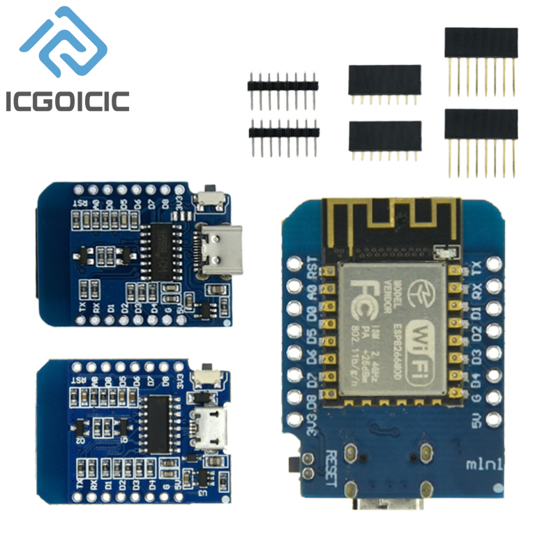 D1 Mini-Mini Nodemcu 4M Bytes  - Wemos D1 Mini recensie en prijs