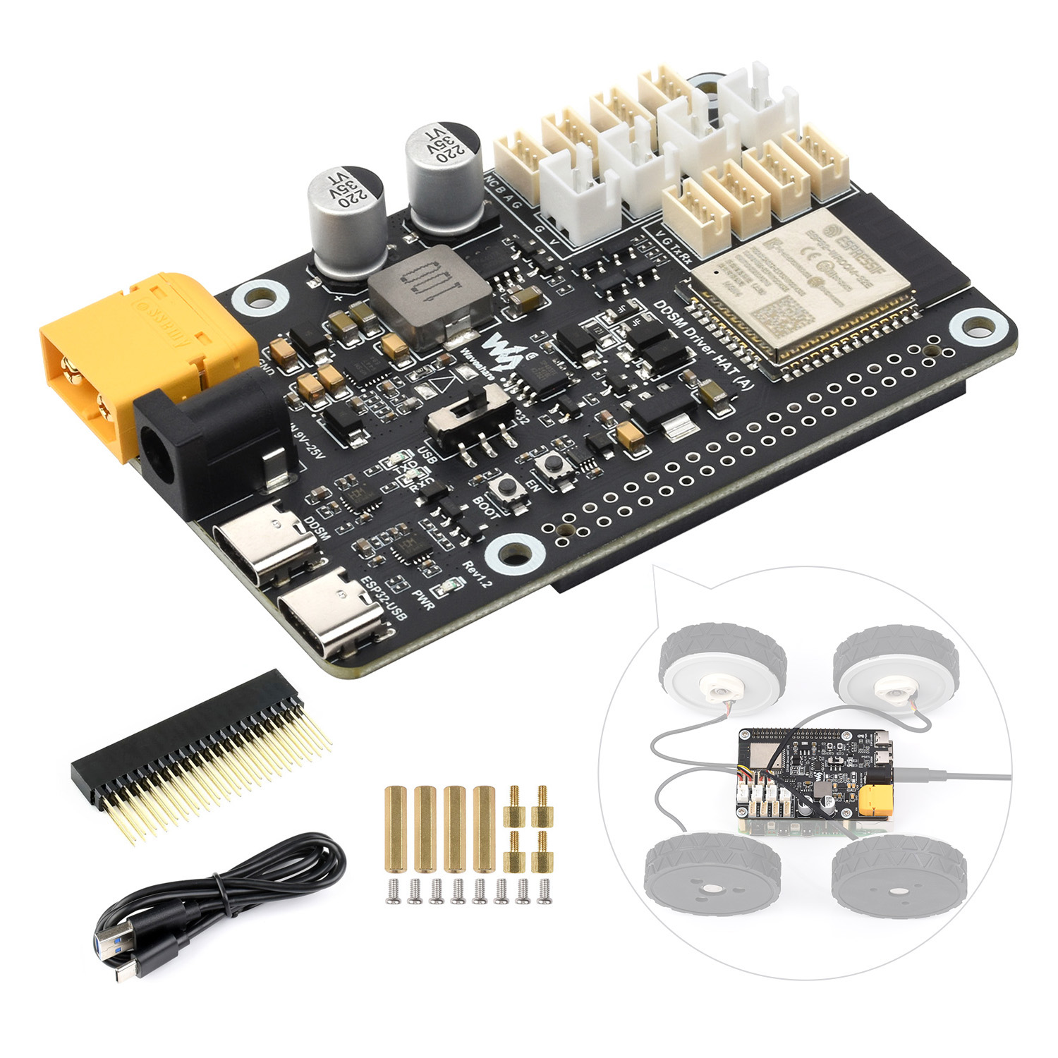 Waveshare Direct Drive servomo - Waveshare Esp32 recensie en prijs